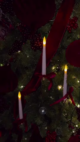 These battery-operated, remote-controlled candles give you a cozy, festive glow—safe, easy, and totally charming! 🌟 Comment “CANDLE” for the link and follow for more Christmas décor inspo! ❤️ #ChristmasDecor #TreeCandles #HolidayGlow #FestiveVibes #CozyChristmas 