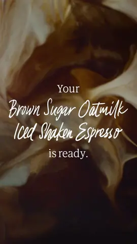 เติมพลังยามเช้าด้วยเครื่องดื่มแก้วโปรด Brown Sugar Oatmilk Iced Shaken Espresso พร้อมเสิร์ฟความอร่อยแล้ววันนี้ที่สตาร์บัคส์ 🤎⚡ #StarbucksTH #BacktoStarbucks #StarbucksMoments