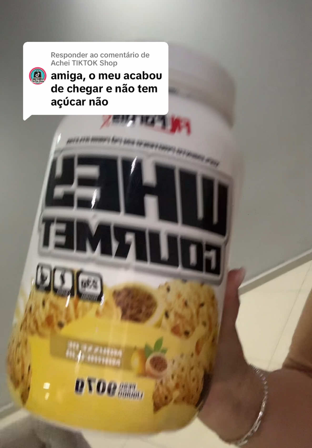 Respondendo a @Achei TIKTOK Shop  #whey #wheyprotein #academia #suplementos #tiktokshop 