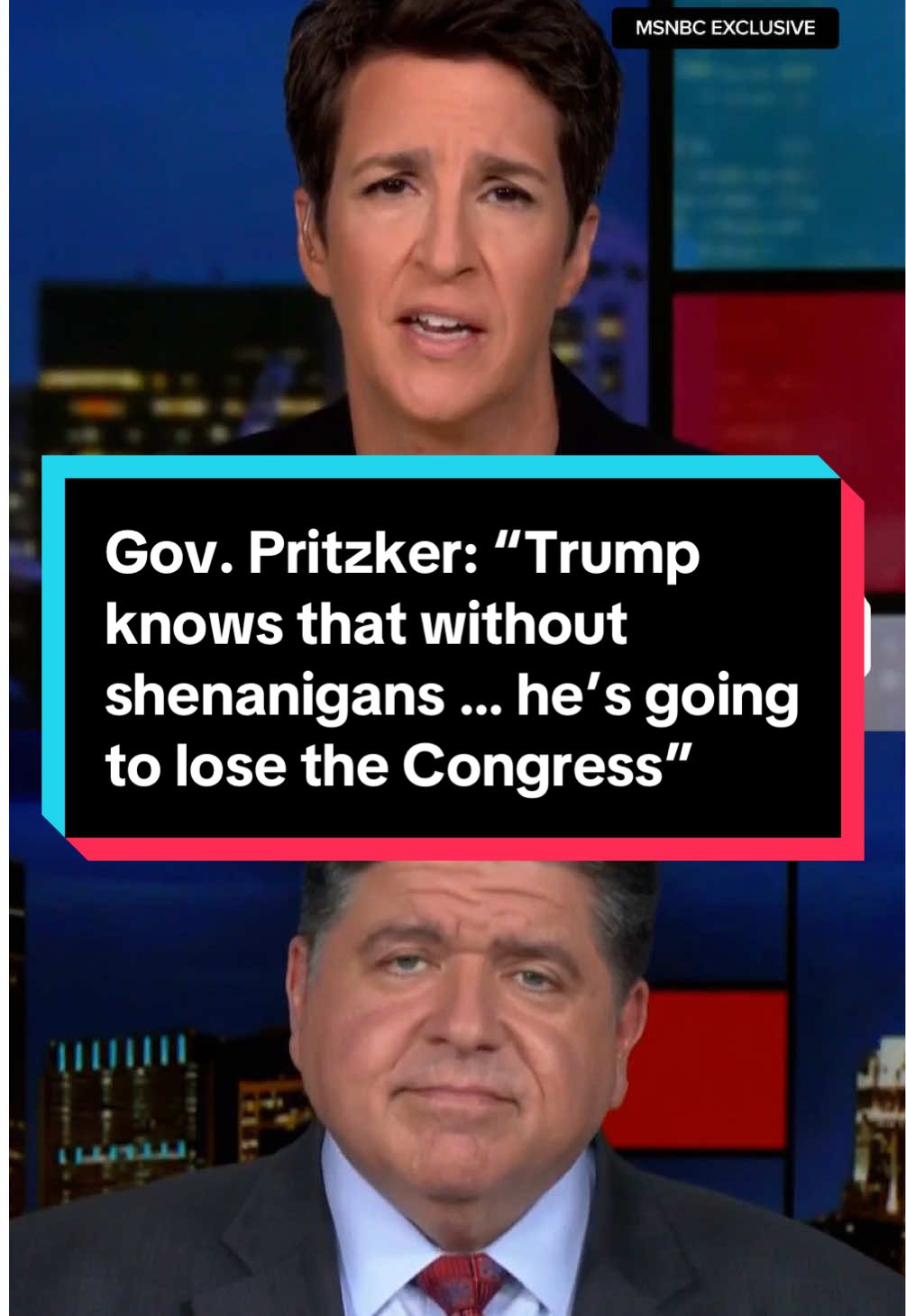Illinois Gov. JB Pritzker tells Rachel Maddow that President Trump's broader goal with his attempts to deploy troops to U.S. cities, including Chicago, 