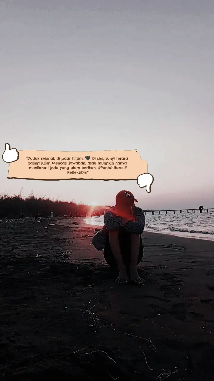 ​Cuma butuh suara ombak dan langit biru. 💙#fyp #BeachVibes #Indramayu #PantaiIndramayu #tiktoktravel 