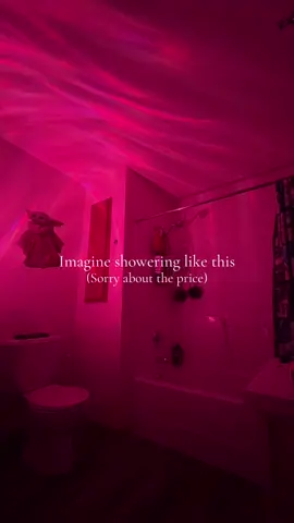 This is fr a vibe AND it’s on sale right now 😩🌊🚿 #auroralights #projectorlights #auroralamp #tiktokshopfalldealsforyou #shower 