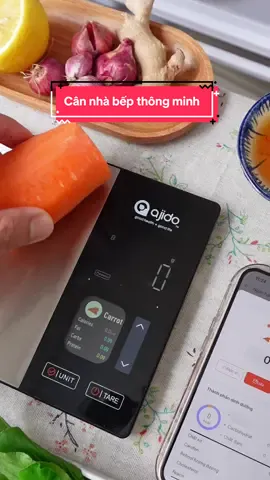 Có cái cân này hỗ trợ cân đối và theo dõi bữa ăn cho đủ chất, phù hợp với ai muốn ăn uống healthy nha | Cân nhà bếp thông minh Aijdo | Nhân check #nhancheck #review 
