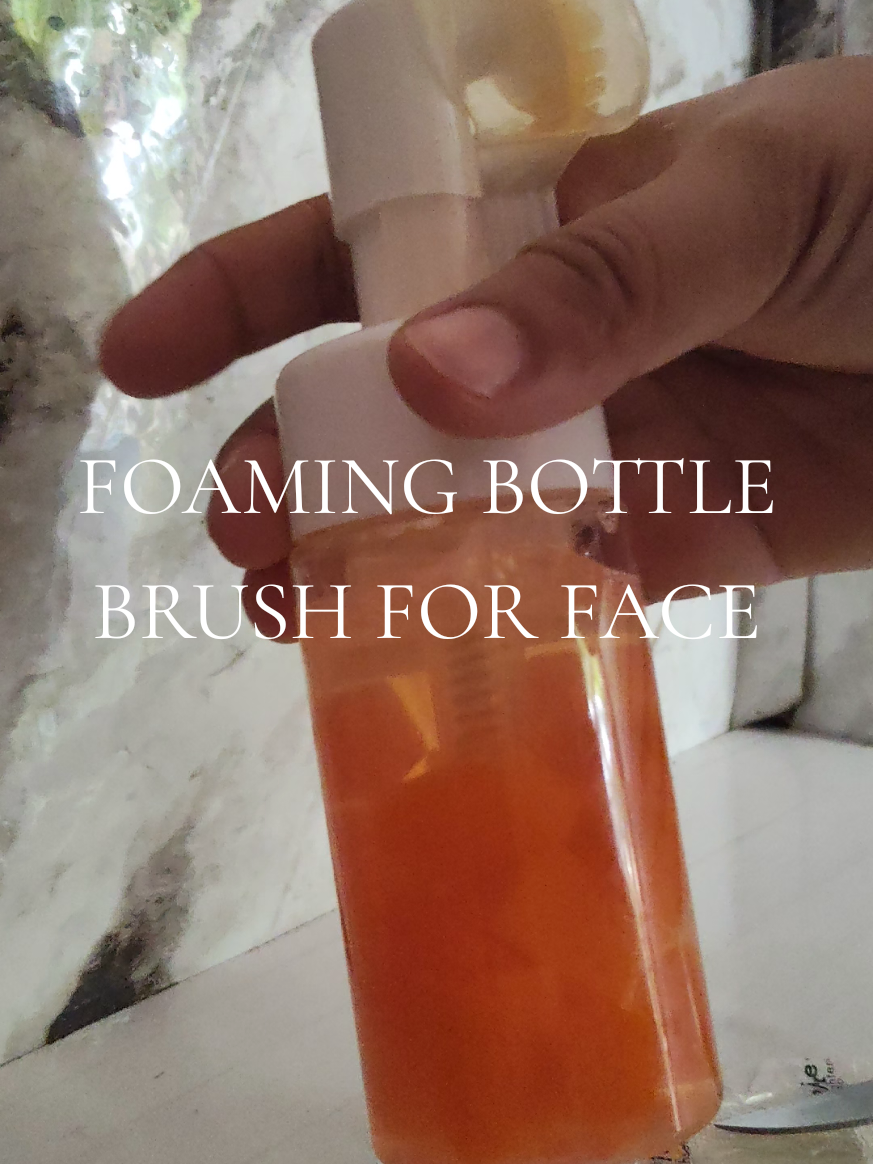 Mousse Foaming Bottle with silicone brush for face ✨ #tiktokaffiliate #clicktheyellowbasket🛒🏷️ #creatorsearchinsights #tiktokaffiliatemarketing #foamingbottlewithbrush 