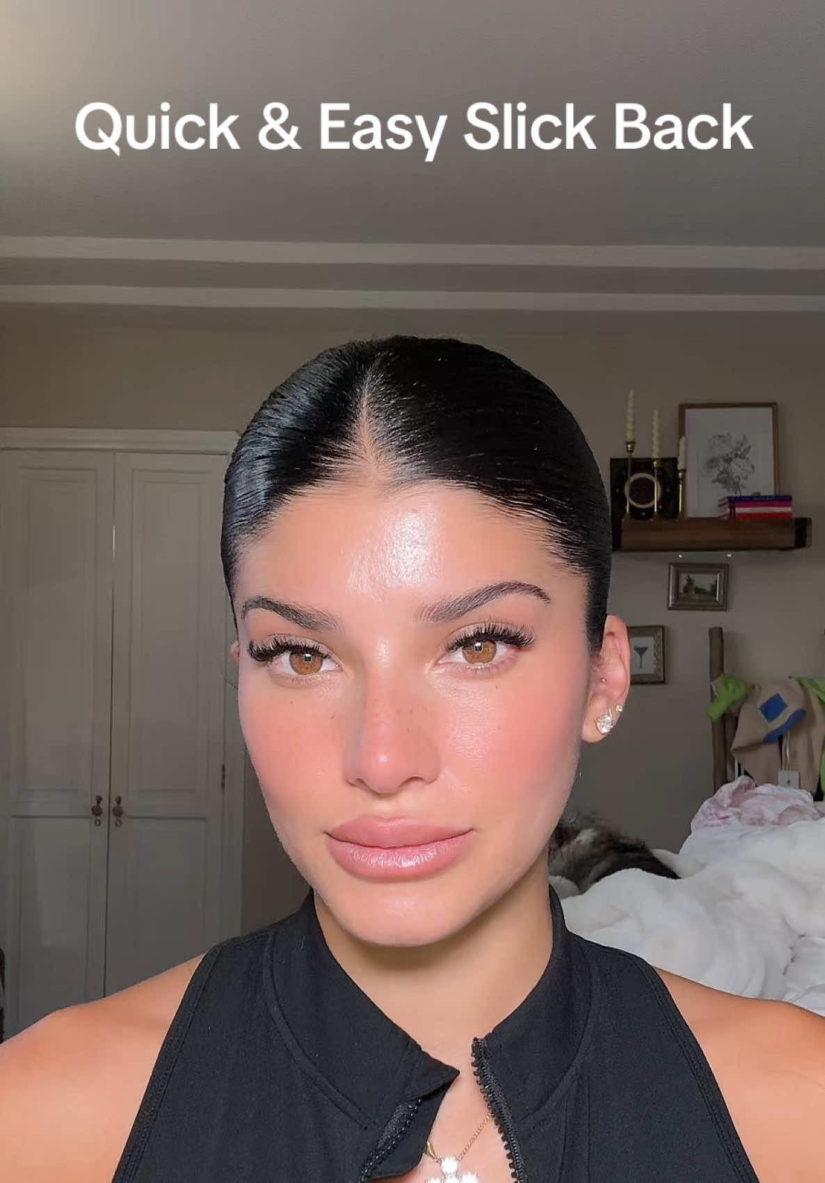 My tried and true slick back bun tutorial! #slickbackbun #slickback  @Growth Bomb 