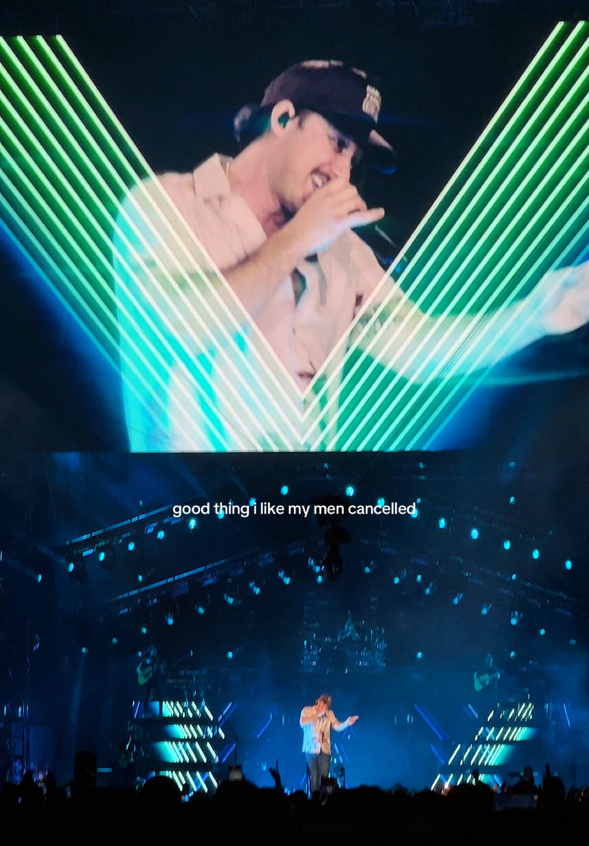 he is the problem, it’s him. 🤠#taylorswift #morganwallen #imtheproblem #tloas #thelifeofashowgirl 