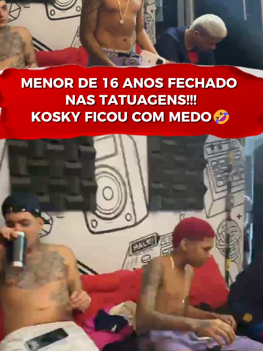 KOSKY FICOU COM MEDO DO MENOR INDIO