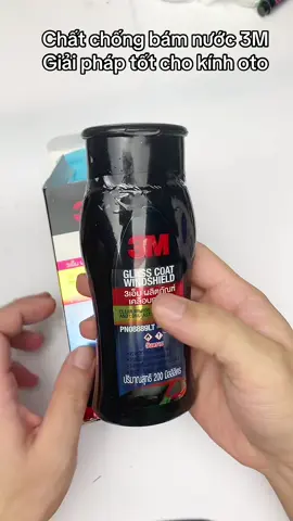 Chất chống bám nước 3M, Giải pháp khi đi trời mưa #chamsocxehoi #vesinhoto #xecung 