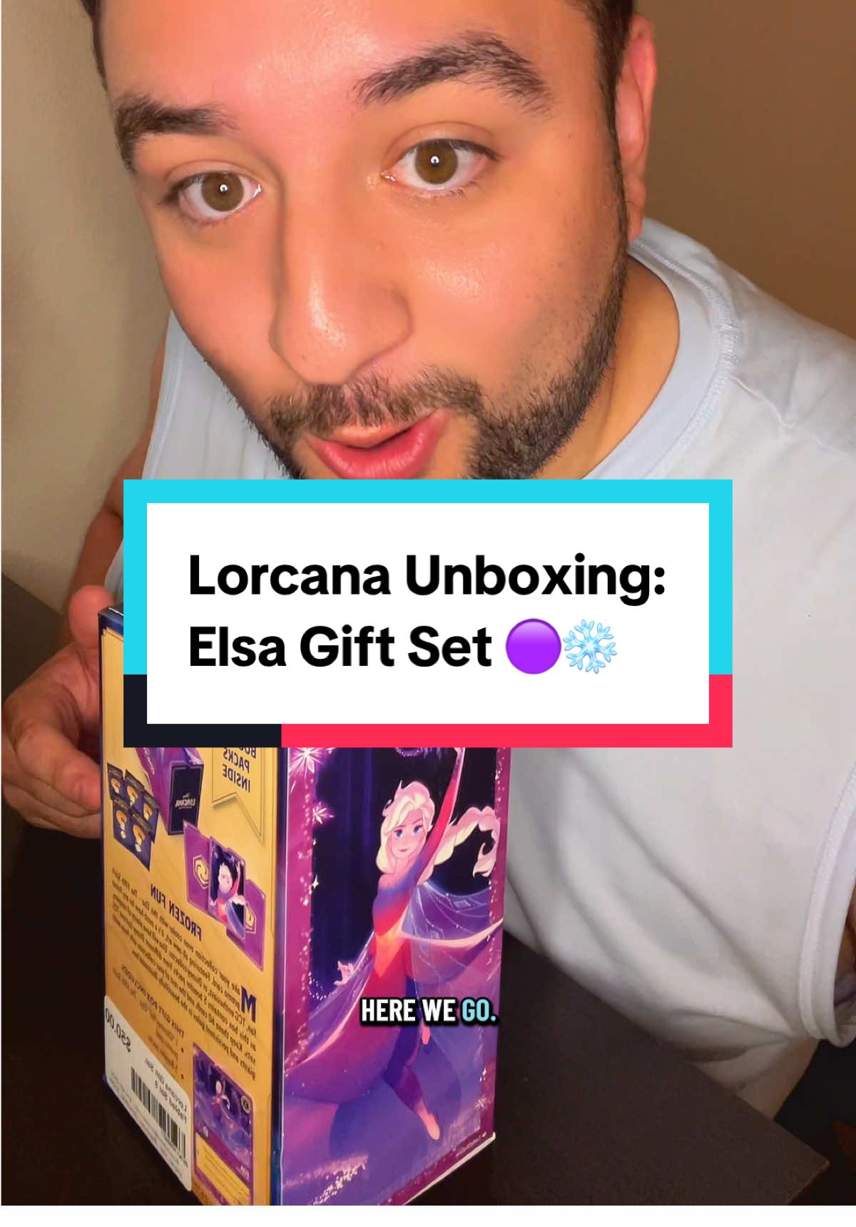 Decided to do a Lorcana Unboxing! This Elsa card is 🔥🔥🔥 #lorcana #tradingcardgame #lorcanacommunity 