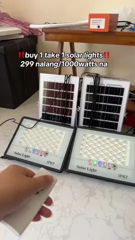 May kasama ng remote,battery and tools😍 #solar #solarlights #buy1take1 #foruyou 