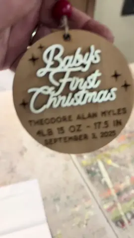 ✨Celebrate your baby’s very first Christmas with a keepsake that’s as special as they are! 🎄 Our Rockin’ Wood customized “Baby’s First Christmas” ornaments are made from real reclaimed wood — each one unique, just like your little one. 💕 Personalize it with their name and year for a memory you’ll treasure forever. 🌟 #BabysFirstChristmas #RockinWood #ReclaimedWood #PersonalizedOrnaments #FirstChristmasKeepsake