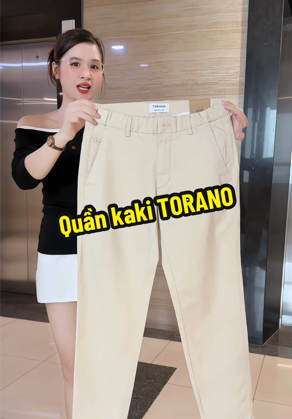 Quần kaki cao cấp co giãn ko gò bó #TORANO #phuongvinguyen #phuongsongsinh #quankaki #quandainam 
