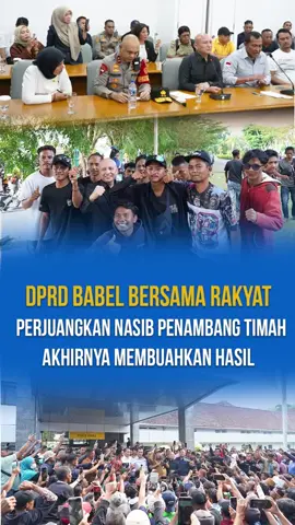 Perjuangan panjang DPRD Provinsi Kepulauan Bangka Belitung akhirnya membuahkan hasil. Aspirasi ribuan penambang yang menuntut keadilan atas harga jual timah dan kebijakan tambang rakyat mulai menemukan titik terang setelah PT Timah Tbk menetapkan harga beli timah rakyat sebesar Rp300.000 per kilogram untuk kadar SN 70.  Selain itu, disepakati pula penghentian razia terhadap penambang dan kolektor rakyat, hingga pemanfaatan wilayah IUP PT Timah yang belum digarap agar dapat dikerjasamakan dengan masyarakat.  DPRD Babel akan terus mengawal agar kebijakan ini benar-benar mensejahterakan masyarakat penambang Bangka Belitung.  #DPRDBabel #PenambangRakyat #PTTimah #SuaraRakyat #BangkaBelitung 