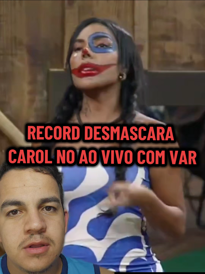 Record desmascara Carol Lekker no ao vivo com VAR sobre ela ter falado das partes int. de Rayane e ela negou mas a produção desmascarou