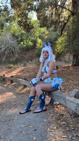 my mualani pics are finally back!  varesa is @vivi  photos are blizzardterrak and hongwithacamera on insta #mualanicosplay #mualani #genshincosplay #GenshinImpact 
