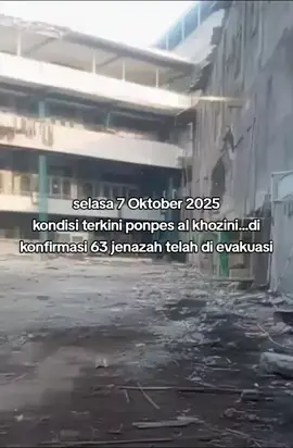 di konfirmasi 63 jenazah santri telah di evakuasi..paska ambruknya ponpes Al khozini buduran Sidoarjo  #63 #santri #korban #ponpes #alkhozini #sidoarjo 