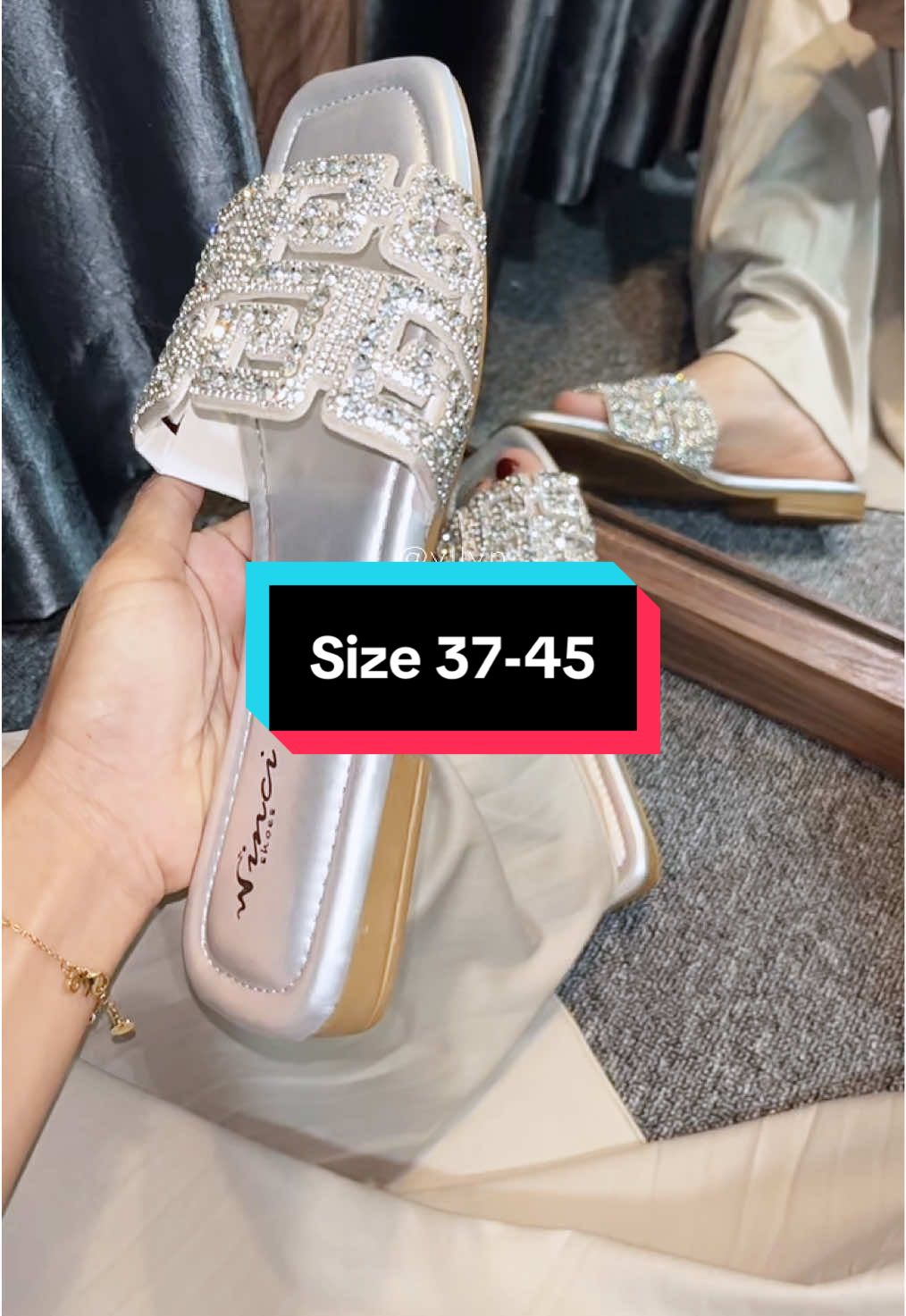 Size 37-45‼️ #sandalwanita #sandalmurah #sandalkekinian #sandalviral #sandalselop 