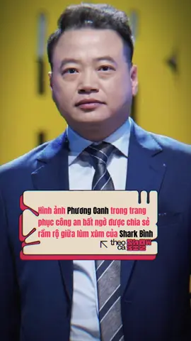 Tự nhiên hình ảnh của vợ Shark Bình mặc cảnh phục lại gây sốt #theocashowbiz #sharkbinh