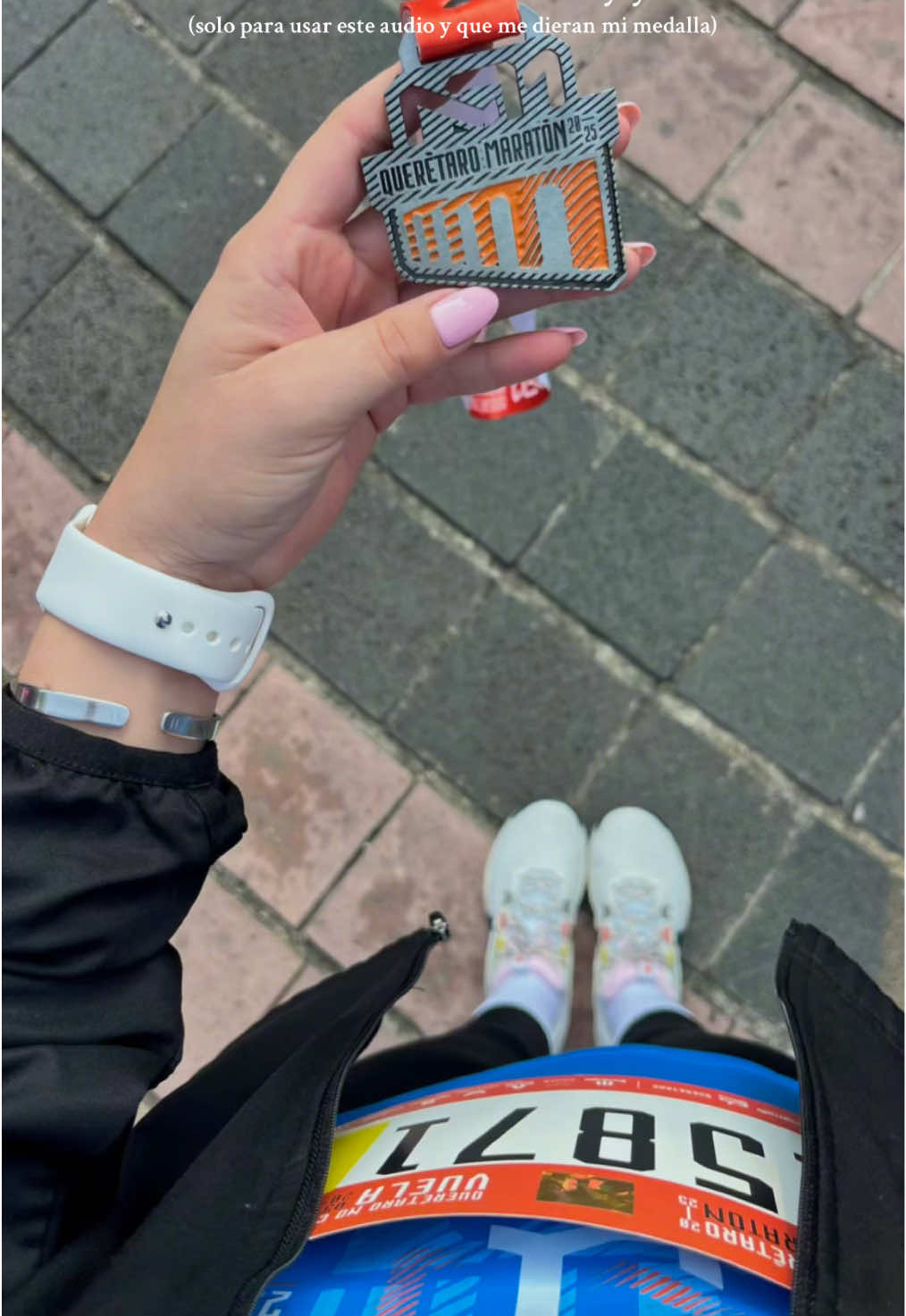 se gozoooo 🏅💙 #qromaraton #qro #5k #Running #fypppppppp 