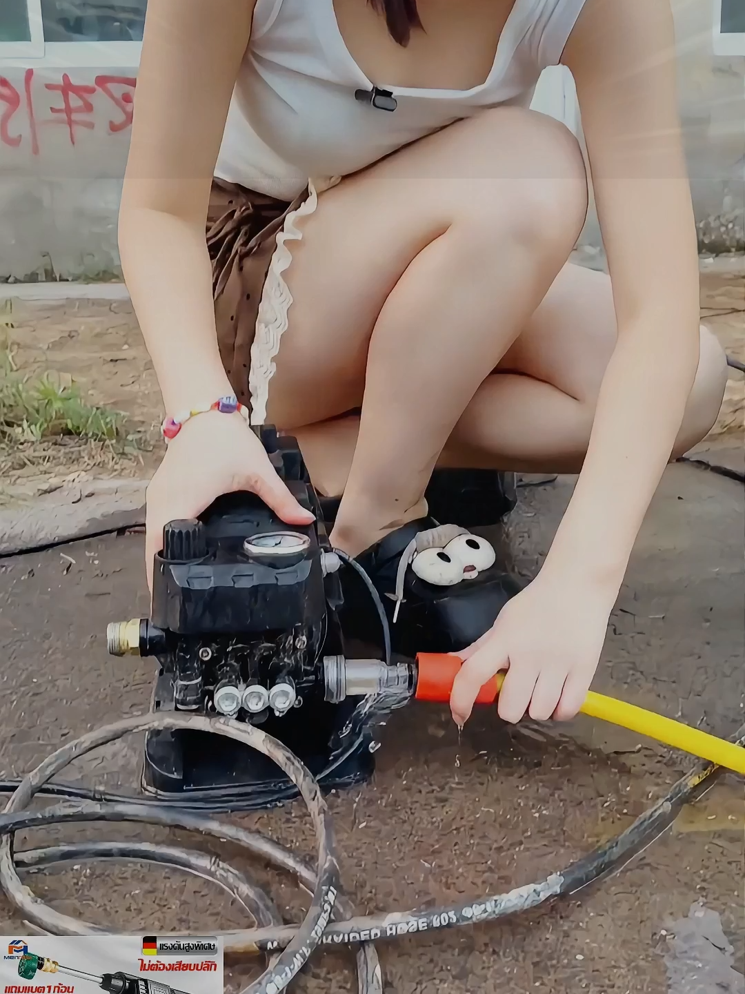 #ปืนฉีดน้ำแรงดันสูง #ปินล้วงรถ #เครื่องล้างรถ #อุปกรณ์ล้างรัส