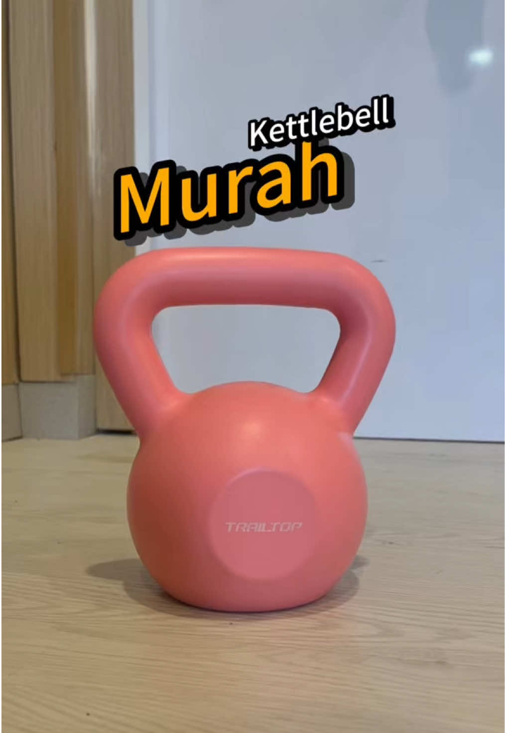 Makin semangat olahraga gara gara ini🥰 #kettlebell #kettlebellworkout #kettlebelltraining #alatworkoutdirumah 