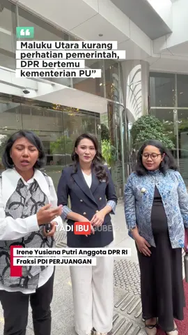 Irene Yusiana anggota komisi V DPR RI, Fraksi PDI Perjuangan menghadiri pertemuan bersama kementerian PU, dalam pertemuan tersebut dibahas terkait kurangnya perhatian pemerintah pusat terhadap maluku serta minimnya fasilitas umum yang harusnya menjadi perhatian. #fraksipdiperjuangan_dprri #fraksipdiperjuangan #pdiperjuangan #dprri #komisiv 