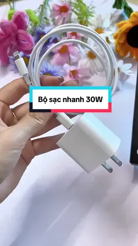 Bộ sạc nhanh 30W dành riêng cho ip từ 14prmax trở về sạc siêu là nhanh 🔋🥰 #sacnhanh30w #saciphonechinhhang #saciphone #sacnhanhiphone #xuhuongtiktok 