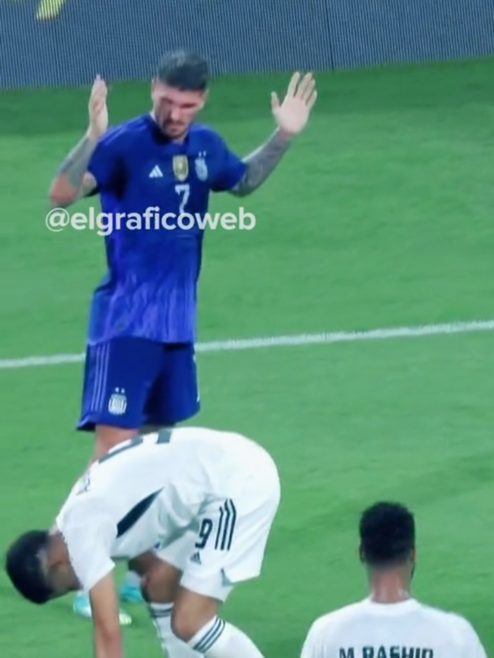 Rodrigo de paul 🗣️: lu kenapa bjir #rodrigodepaul #depaul #argentina #football #fyp 