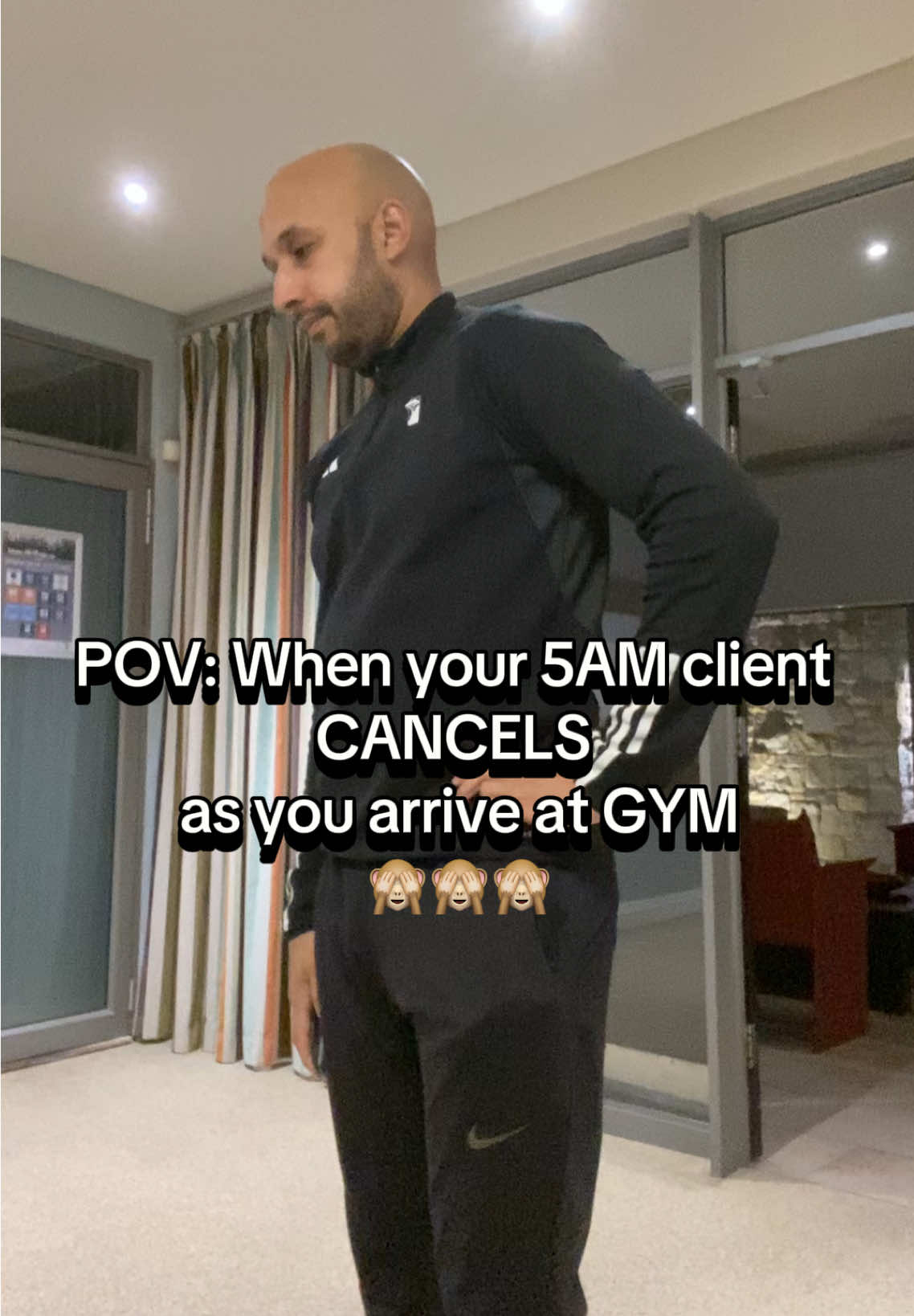 When your 5am client cancels as you pull into the gym 😭☕️💀  #PersonalTrainerProblems #TrainerLife #EarlyMorningGrind #FitnessHumor      