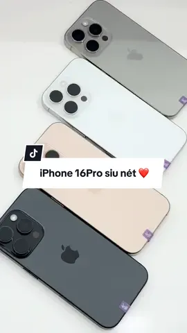 iPhone 16Pro nhỏ gọn đẹp từng cm luôn nha ❤️ #apple #chuongduongiphone #16pro #xuhuong 