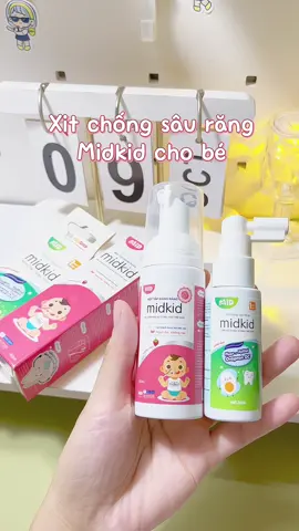 Xịt chống sâu răng & bọt tập đánh răng Midkid cho bé #xitchongsaurang #xitchongsaurangmidkid #midkid #bottapdanhrangmidkid  #mevabe 