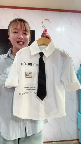 Áo Sơ mi cavat cho bé #quanaotreem #aosomibetrai #aosomicavat 