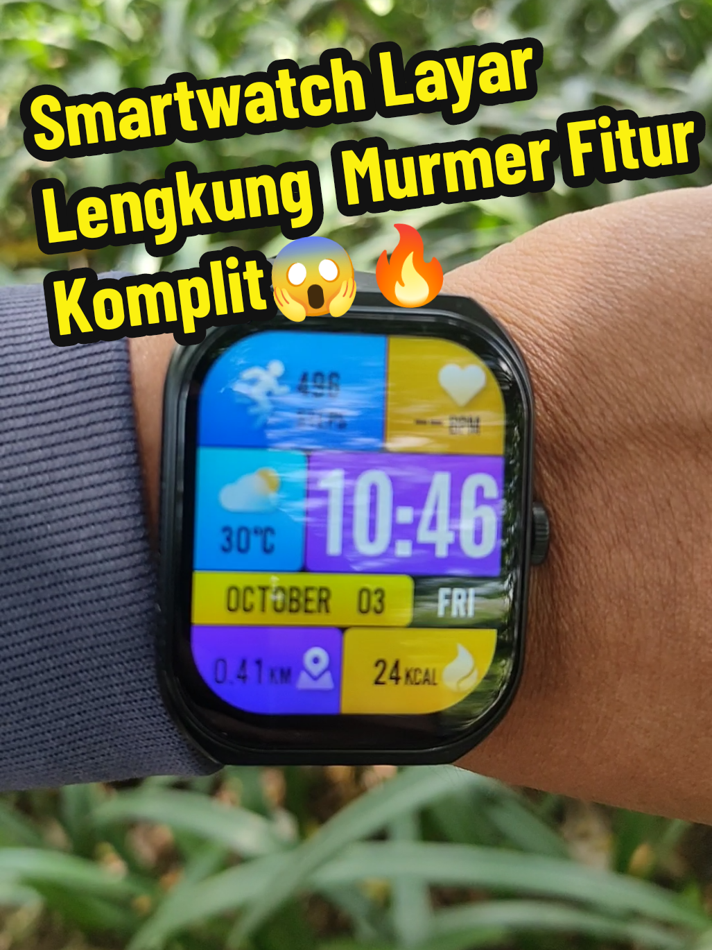 Smartwatch LDS Curve Jam Tangan Pintar Pria Wanita Banting Harga #smartwatch #Watchldscurve #jamtangan #jampintar #promoguncang 