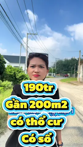 190tr . Đường nhựa , dân cư đông  Sổ sẵn có thổ cư , ngân hàng hỗ trợ 50% . Lãi suất thấp #bds #đất #batdongsan #batdongsanbinhduong #batdongsangiare 