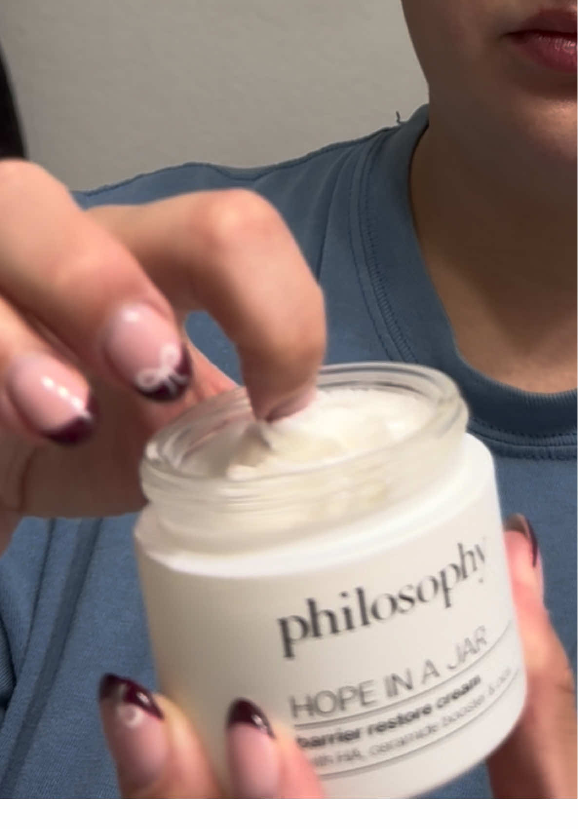 New nighttime routine! @philosophy #lovephilosophy #skinbarrier #gifted #barriercream 
