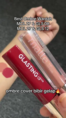 Best Ombre Lip Wardah Matte Lip Cream dan Glasting Liquid Lip