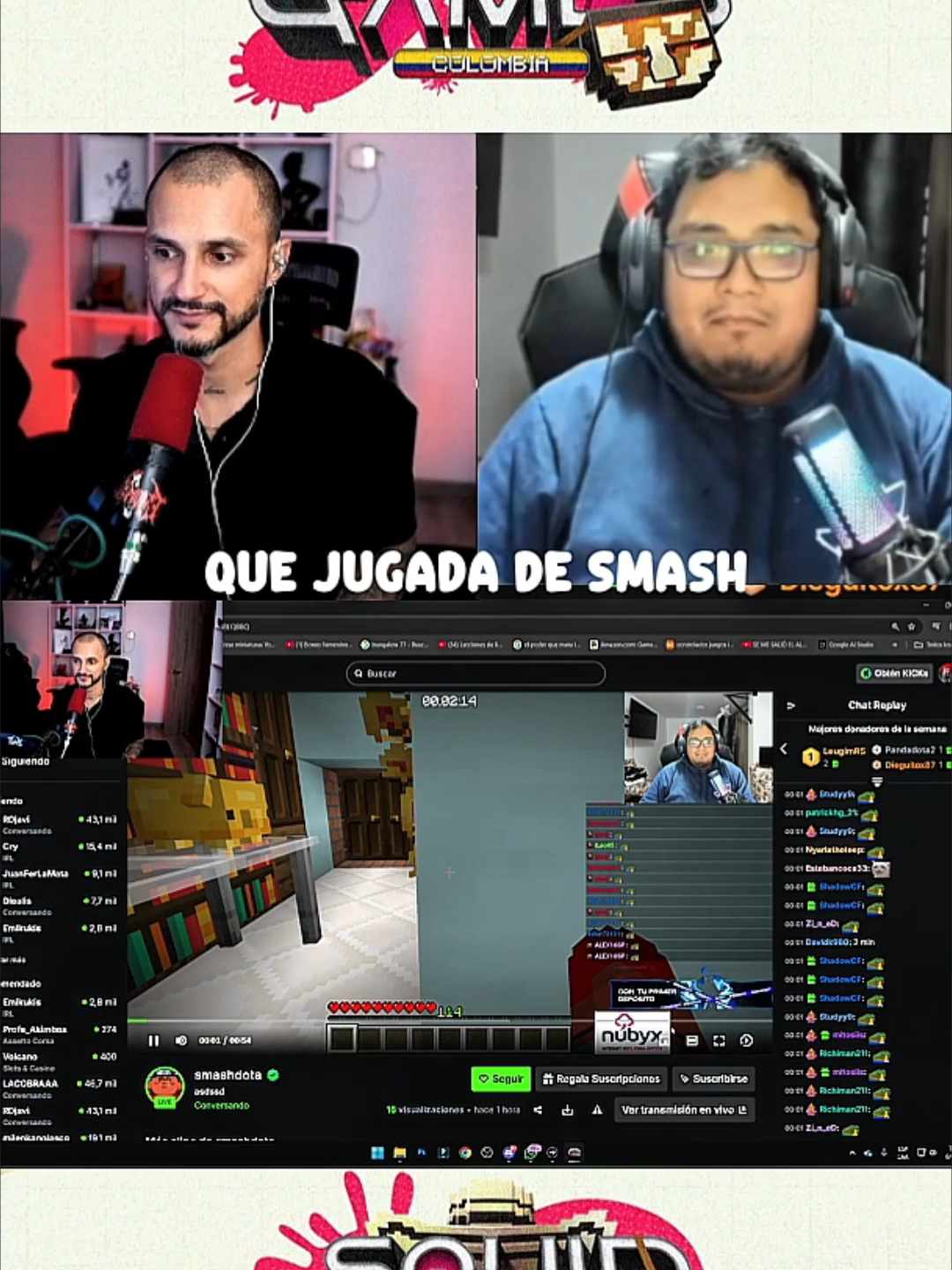 Mune reacciona a Smash novio de Sandraskins 😁 #elmuñe #muñe#sandraskins #squidgame #colombia #smashdota #dota2 #fyp @elmunetones