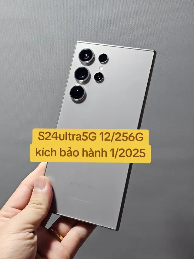 Máy qua sử dụng. Kích hoạt 1/2025. Bản Hàn 12/256G. 1esim + 1sim vật lý. Dùng cực khỏe, rẻ, bền, đẹp. #dienthoai #dienthoaicu #s24 #s24ultra 