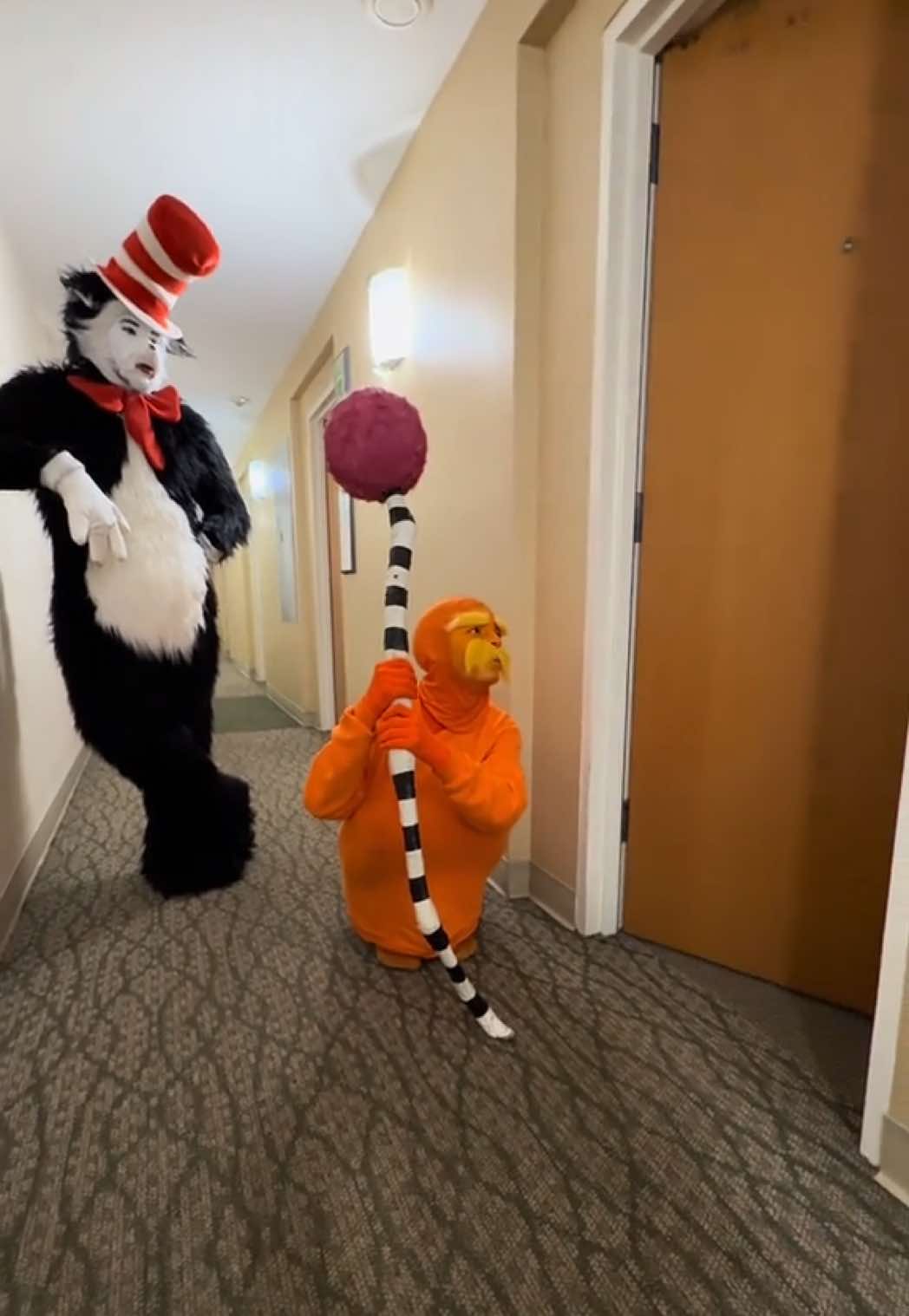 Let it grow @UCLA @xscapeverse as cat in the hat @jaredsjunk for filming #lorax #catinthehat #meme #college #funny I am the Lorax at UCLA with the cat in the hat and I’m growing it  