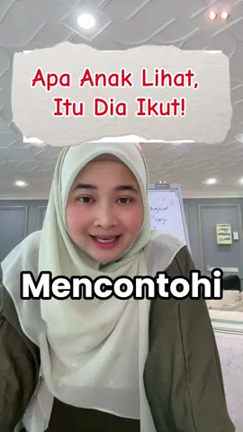 Anak mencontohi ibu bapa.  Kadang apa yang anak buat, dia ikut apa yang dia nampak mak ayah lakukan. #iyzahrahiman #fyp #family #personality 