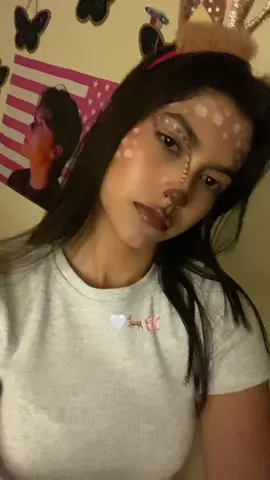 Love thisss 🦌#makeuplook #bambimakeup #pink 