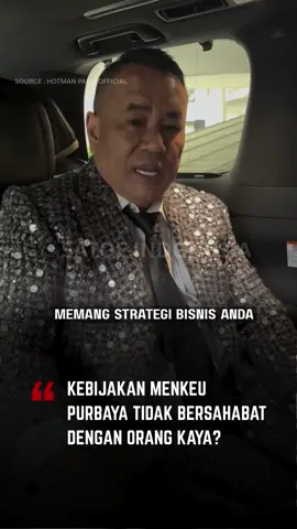 Menteri Keuangan, Purbaya Yudhi Sadewa, Mengeluarkan Kebijakan - kebijakan Baru Pasca Ditunjuk Menggantikan Sri Mulyani. Hotman Paris Hutapea pun angkat suara. Ia berkata, kebijakan baru ini mungkin tak membuat para kaya raya dan konglomerat tersenyum. Namun Ia menegaskan akan tetap mendukung untuk kepentingan dan kemajuan bangsa dan negara