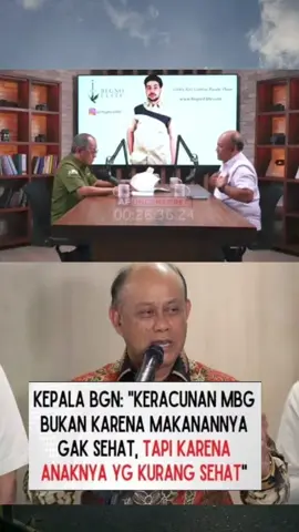 Keracunan MBG Bukan Karna Makanannya, Tapi Karena Anaknya Tidak Sehat