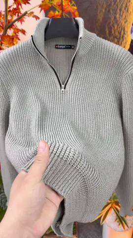 Áo Len Nam Nữ Kéo Khóa Cổ Trụ SUKIYA Form Rộng Phong Cách Hàn Quốc#aolen #aolennam #xuhuong #thoitrangnam #reviewquanao 