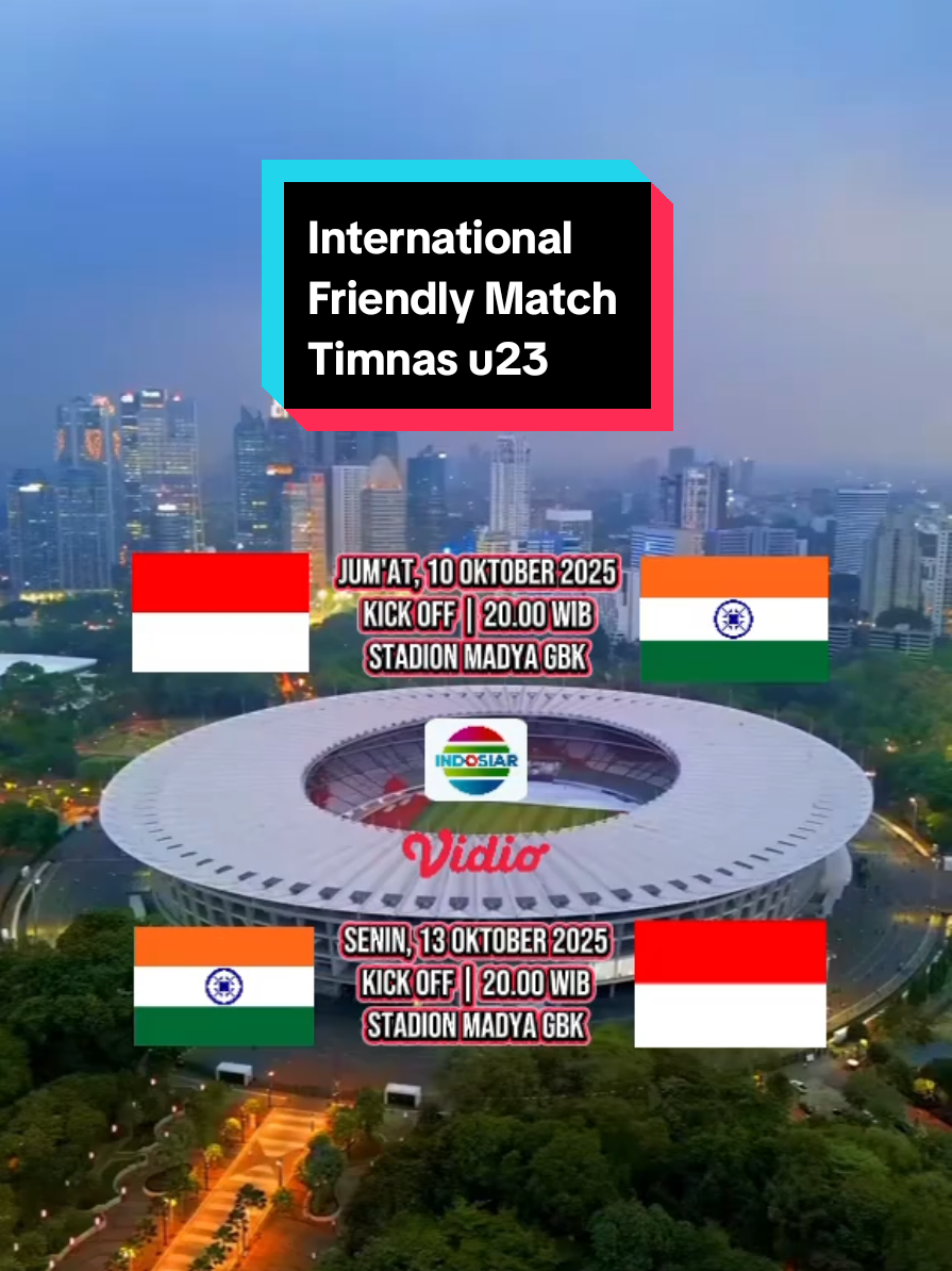 Jadwal Timnas Indonesia u23 vs India u23 INTERNATIONAL FRIENDLY MATCH #jadwalbola #timnasindonesia #india #football #masukberanda 