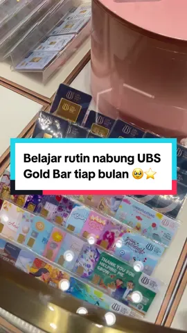 Akhir tahun nanti kita hitungg, kira-kiraa udah dapet berapa gram yaa tahun ini🥹 #ubsgoldbar #ubsgoldlifestyle #perhiasanemas #goldjewelry #fyp 