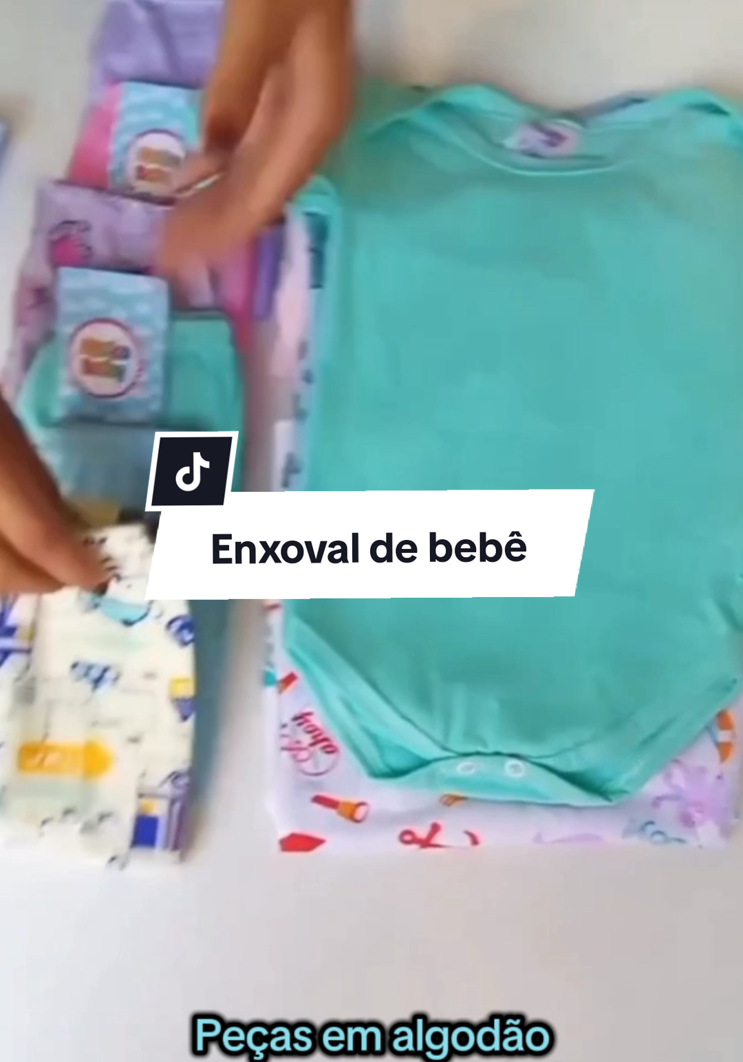 Kit lindo em algodão! seu bebê bem vestido por um preço que cabe no seu bolso. Acesse o link na bio, ou copie o que deixei nos comentários. Você pode me chamar no direct também que te mando! 🙂 #enxovaldebebe #bebes #roupasdebebe #preçobaixo  #fypage 