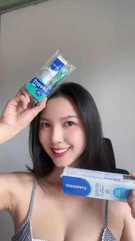 ป้ายยา ยาสีฟันแปรงสีฟันแบบพกพา biosafety Travel Kit ประหยัดพื้นที่สุดๆ ของเยอะไม่ต้องกลัว เพราะเซ็ทนี้ประหยัดพื้นที่ กะทัดรัดมาก #tiktokshop1010แบรนด์แท้คุ้มสุด  #biosafetyth  #biosafety  #ยาสีฟัน #แปรงสีฟัน 