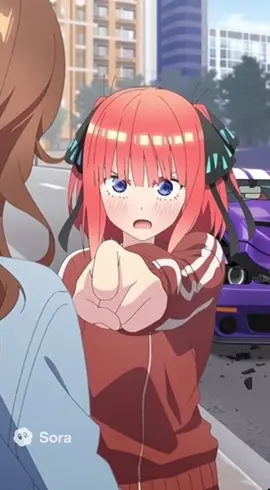 Nino is so pissed for a valid reason fyp #anime #thequintessentialquintuplets #ninonakano #sora 
