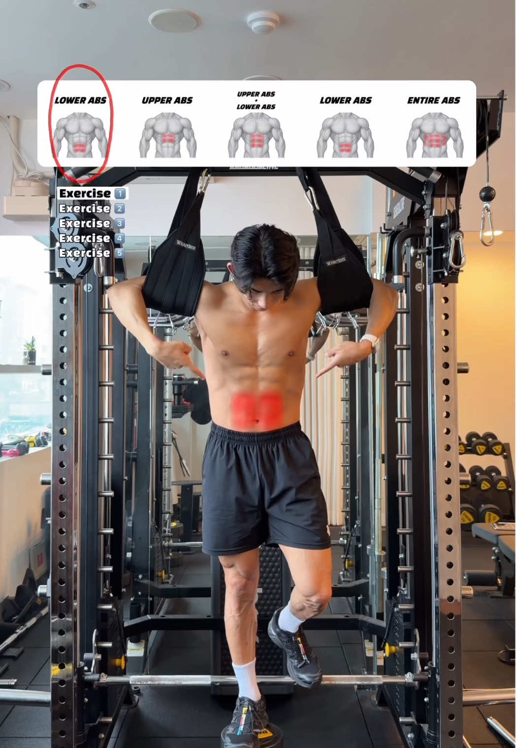 🔽연휴 중 복근 만들기 운동 루틴 5가지💪🔽 🔸Holiday Abs Routine – Burn Your Core🔥 1. 행잉 레그 레이즈 (Hanging Leg Raise) 매달린 상태에서 다리를 들어 올리며 하복부(Lower Abs) 를 깊게 수축해 복부 하단 라인을 강화합니다. 2. 크런치 (Crunch) 상체를 들어 복부를 말아주며 상복부(Upper Abs) 를 집중적으로 자극해 윗복부 선명도를 높입니다. 3. 더블 크런치 (Double Crunch) 상체와 하체를 동시에 말아 상·하복부 전체(Upper & Lower Abs) 를 강하게 수축해 코어 중심부를 강화합니다. 4. 플러터 킥 (Flutter Kick) 다리를 교차로 위아래 움직이며 하복부(Lower Abs) 를 지속적으로 긴장시켜 아랫배 탄력을 높입니다. 5. 크로스 더블 크런치 (Cross Double Crunch) 상체를 꼬아 올리며 외복사근(Obliques) 과 상·하복부(Upper & Lower Abs) 를 동시에 단련해 3D 복근 라인을 만듭니다. 📌Tips • 4Set / 15–20Rep • Rest 30–45Sec #abworkout #coreworkout #abs  #homeworkout #fitnessmotivation 